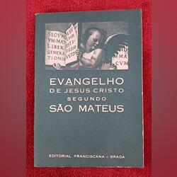Evangelho de Jesus Cristo segundo São Mateus . Livros. Avenidas Novas.  Religião Português   Muito bom Capa mole