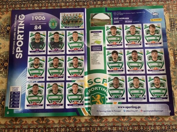 Caderneta cromos Panini , liga Bwin época 2022-23. Cromos