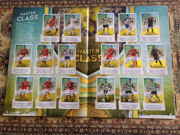 Caderneta cromos Panini , liga Bwin época 2022-23. Cromos