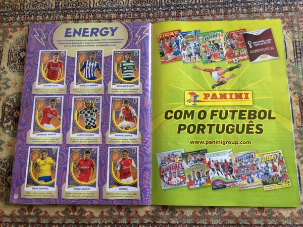 Caderneta cromos Panini , liga Bwin época 2022-23. Cromos