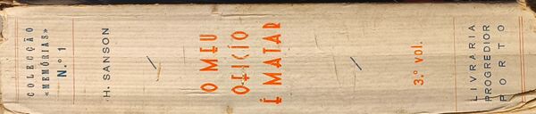 O Meu Ofício é Matar (3º Vol) - H. Sanson. Livros