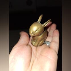 Coelhinho em bronze. Outros Arte e Decoração