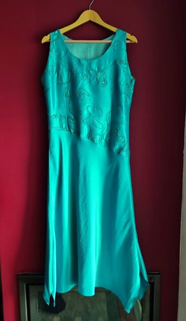 Lindíssimo Vestido de festa/cerimônia, verde água . Vestidos