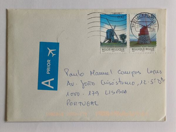 Emissão conjunta Bélgica-França, Magritte – 1998. Selos