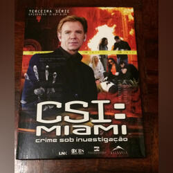 DVD Csi: Miami. Caixa com 3 DVD. Filmes e DVDs. Leiria. DVD     Suspense Novo / Como novo