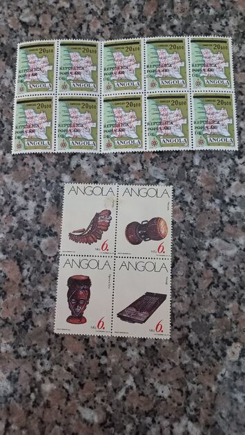 selos angola . Selos