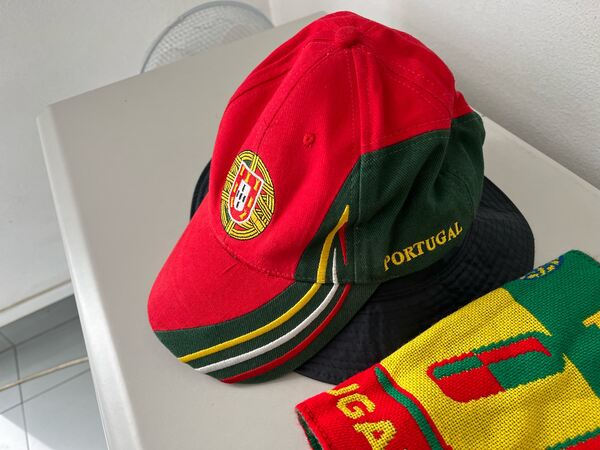 Boné + cachecol Portugal . Bonés e Chapéus