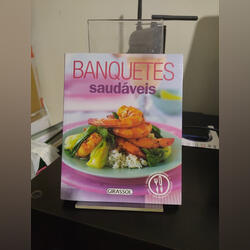 Livro “Banquetes saudáveis". Livros. Matosinhos.  Gastronomia   