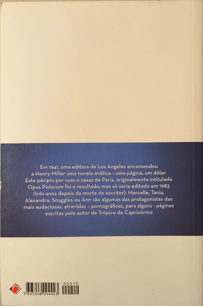 Sob os Telhados de Paris - Henry Miller. Livros