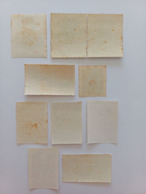 Filatelia - Colónias Portuguesas, lote de 10 selos. Selos