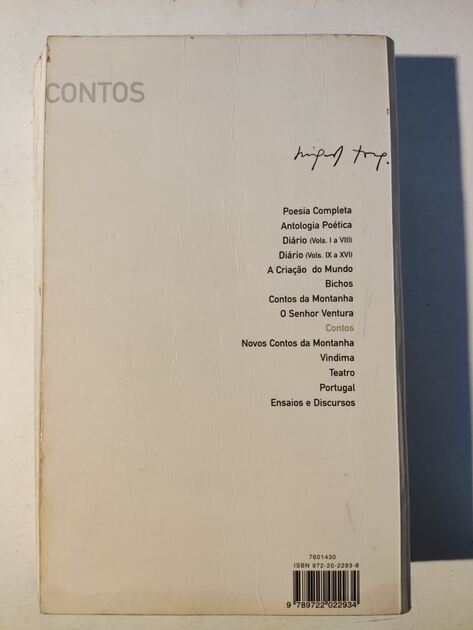 Contos - Miguel Torga. Livros