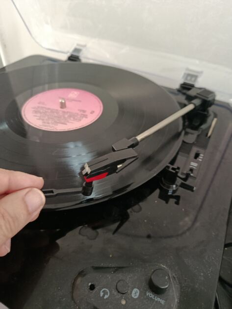 Escova de limpeza de agulhas de gira-discos. Vinil, CDs