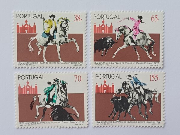 Cent da Praça de Touros do Campo Pequeno, 1992. Selos