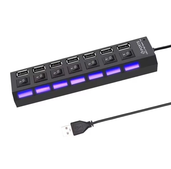 Hub 7 Portas USB . Outros (Acessórios para Computador)