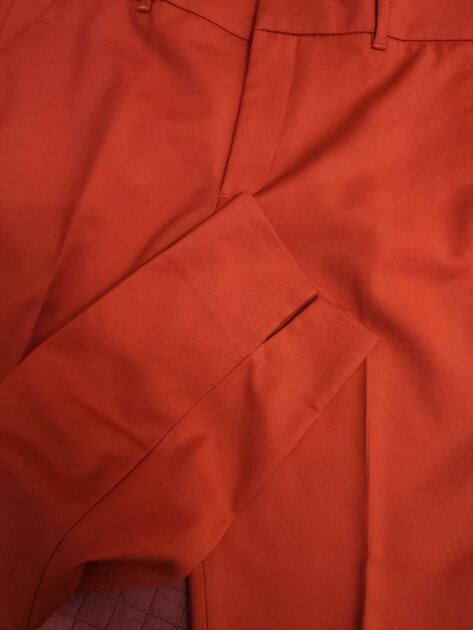 Calças clássicas Zara Woman vermelhas n*42 . Calças mulher e Macacão