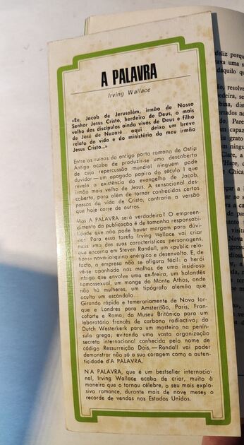 A Palavra - Irving Wallace. Livros