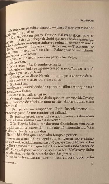 O Rosto Nu - Sidney Sheldon. Livros