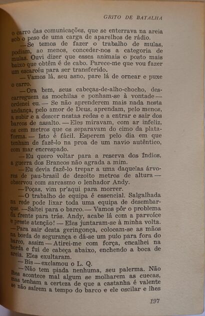 Grito de Batalha - Leon Uris. Livros