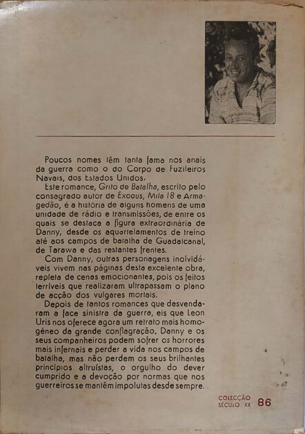 Grito de Batalha - Leon Uris. Livros