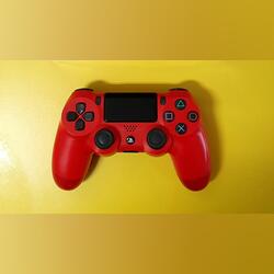 Comando PS4 sem fios DualShock 4 Magma Red. Acessórios. Porto Cidade. PlayStation 4    