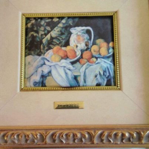 Coleção de Seis quadros pintores impressionistas. Quadros