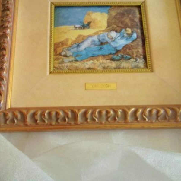 Coleção de Seis quadros pintores impressionistas. Quadros