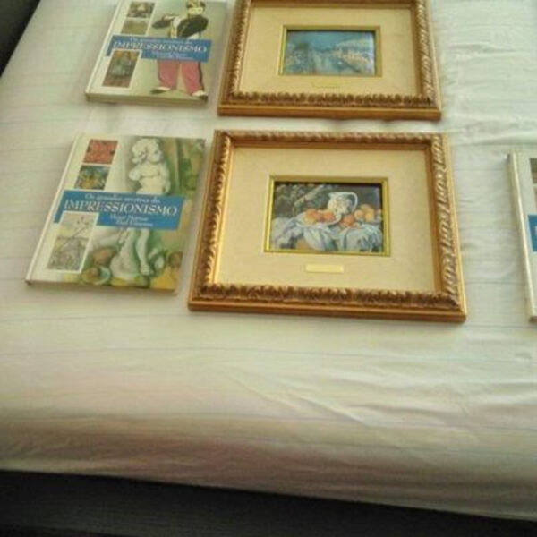 Coleção de Seis quadros pintores impressionistas. Quadros