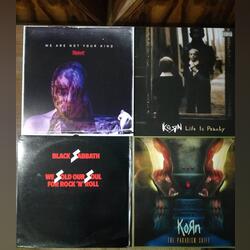 Vinil - Slipknot, Korn, Black Sabbath. Vinil, CDs. Porto Cidade. Vinil    