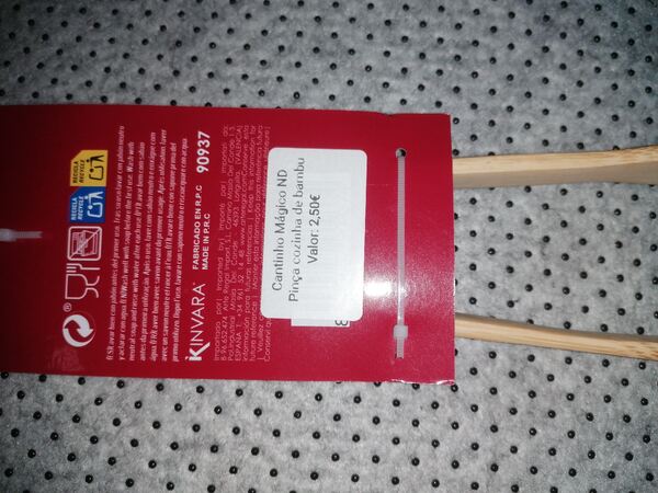Pinça Cozinha Bambu 2.50€. Louças