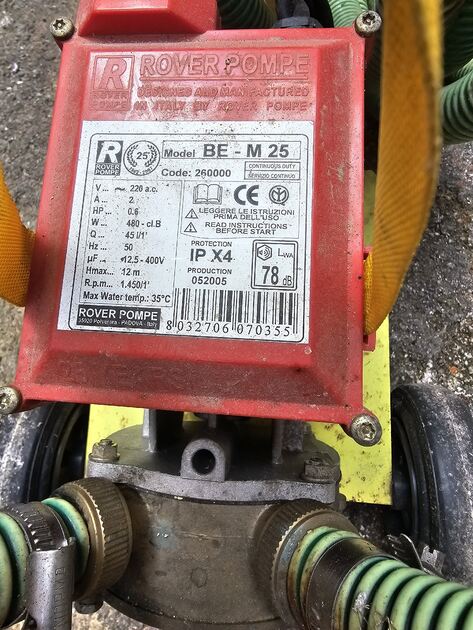 Bomba eléctrica . Outros