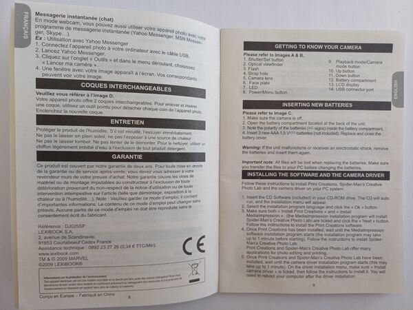 Máquina fotográfica digital Lexibook Spider-Man. Outros Lazer