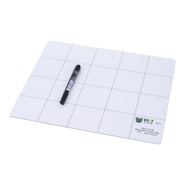 Tapete de parafusos de projeto magnético. Kit de ferramentas
