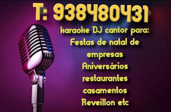 Karaoke DJ cantores T: . Artistas e Músicos