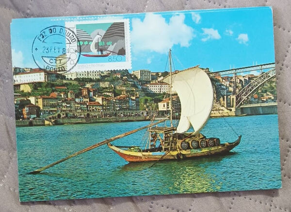 Máximo Postal Barcos Portugueses 20$00. Selos