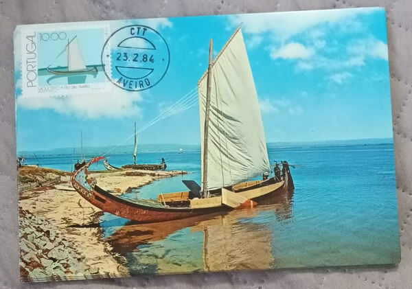 Máximo Postal Barcos Portugueses 20$00. Selos