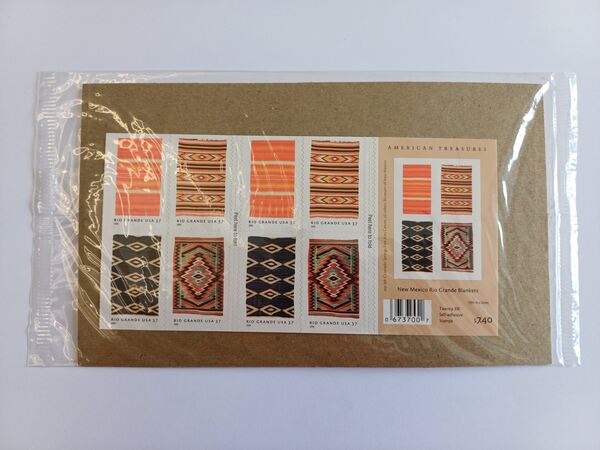 Filatelia - EUA – American Treasures, Rio Grande B. Selos