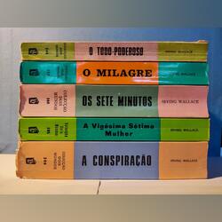 Vários (Colecção Dois Mundos) - Irving Wallace. Livros. Vila Nova de Gaia. Romance     Português Aceitável Capa mole