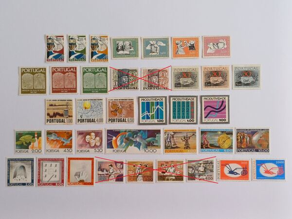 Centenario Sociedade de Geografia de Lisboa, 1975. Selos