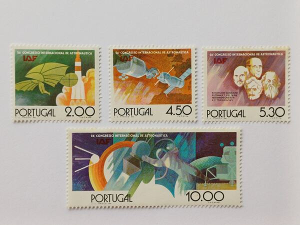 Portugal - 26º Congresso da IAF Lisboa 1973. Selos